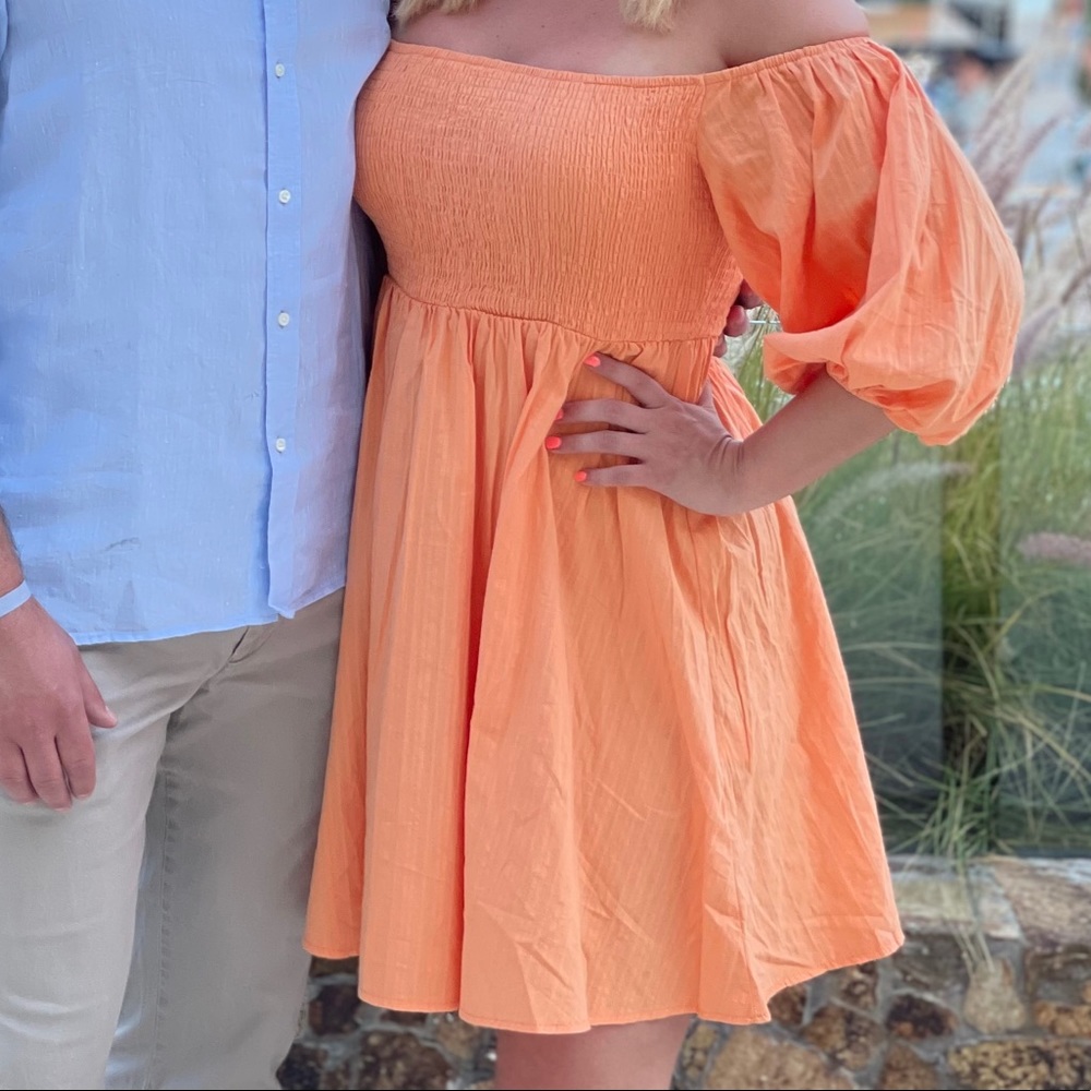 Orange dress